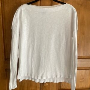 Vince Ivory Knit Top